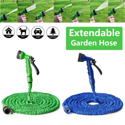 Expanding Expandable Flexible Garden Water Hose w Spray Nozzle 25, 50, - Toddcraft
