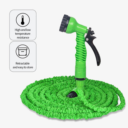 Expanding Expandable Flexible Garden Water Hose w Spray Nozzle 25, 50, - Toddcraft