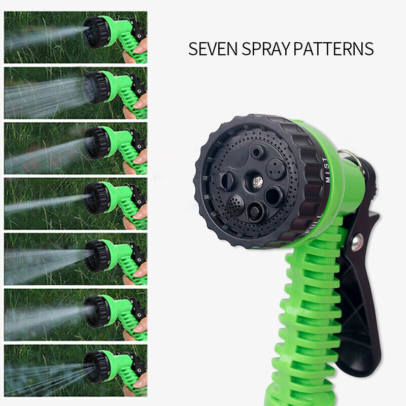 Expanding Expandable Flexible Garden Water Hose w Spray Nozzle 25, 50, - Toddcraft