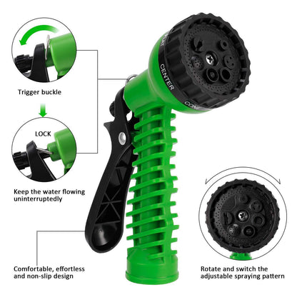 Expanding Expandable Flexible Garden Water Hose w Spray Nozzle 25, 50, - Toddcraft