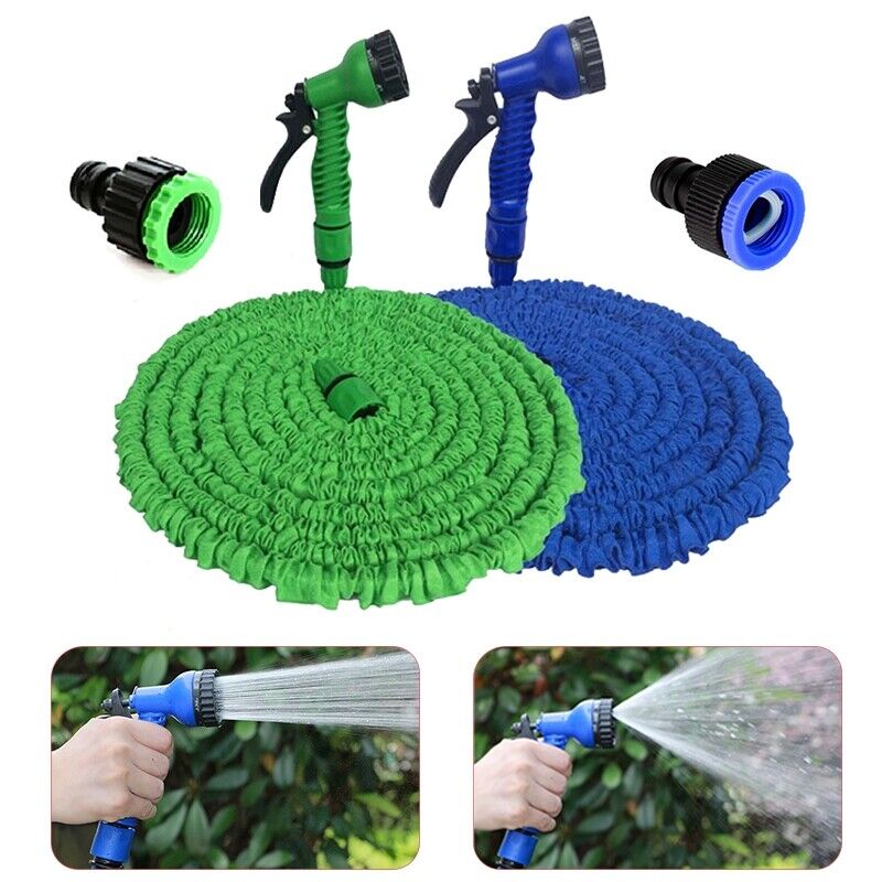 Expanding Expandable Flexible Garden Water Hose w Spray Nozzle 25, 50, - Toddcraft