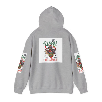 Christmas Dog Lovers Hoodie, Holiday Sweatshirt, Cute Pet Gift, Cozy Winter Apparel, Funny Xmas Sweatshirt, Warm Dog Mom Gift