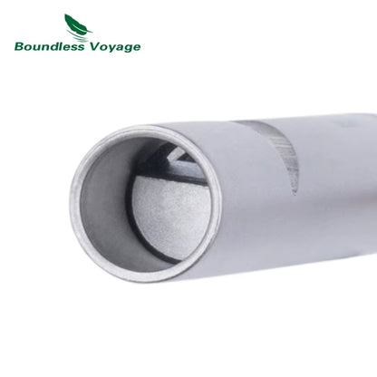 Titanium Emergency Whistle Camping Signal Whistle Hiking Coaches Training Sports Keychain Whistle Ti9014O
