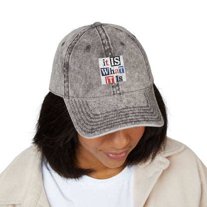 Vintage Embroidered Cap - Casual Style Hat