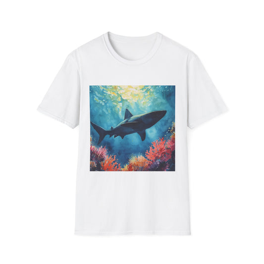 Shark Underwater Art T-Shirt