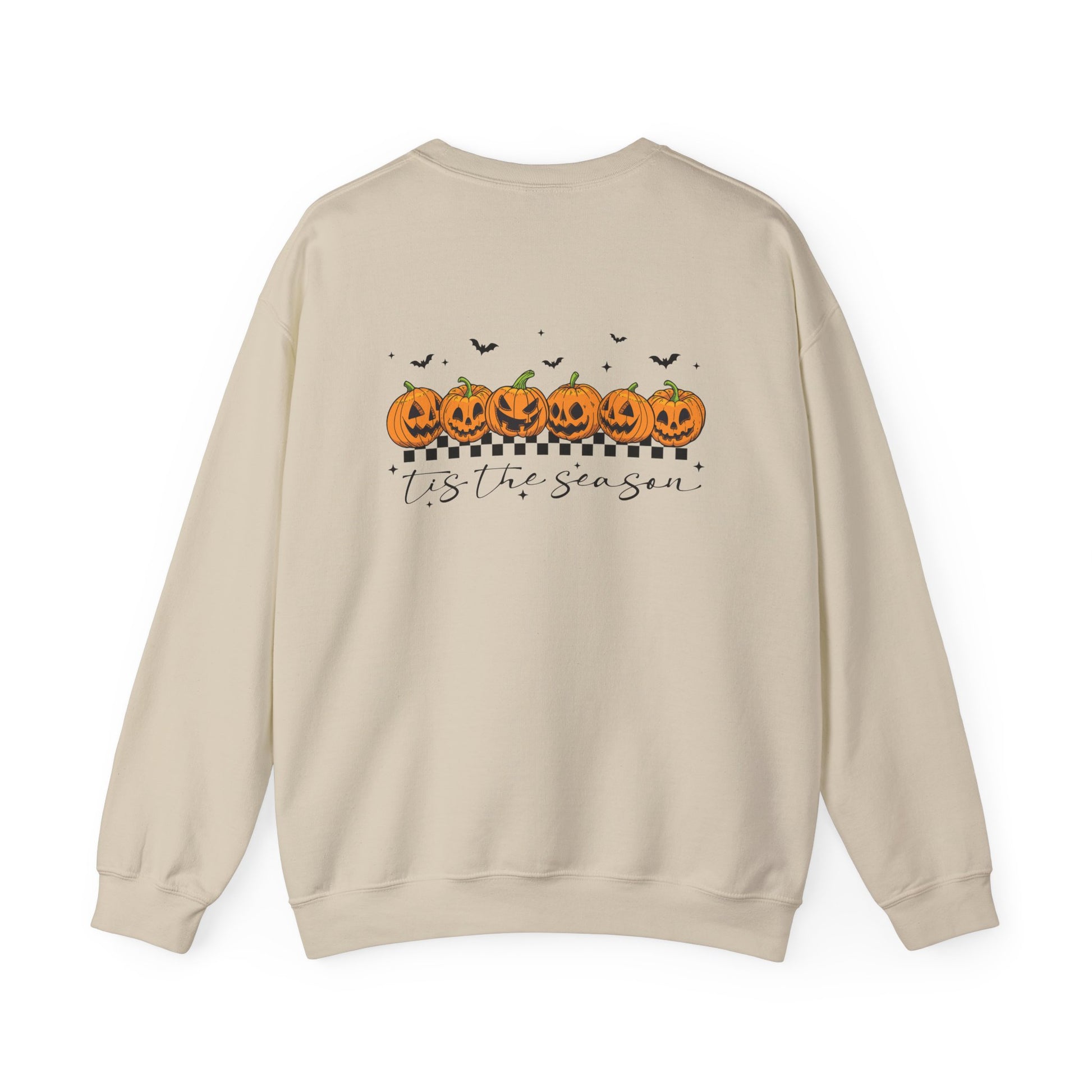Halloween Pumpkin Crewneck Sweatshirt, Cozy Fall Sweatshirt, Unisex Halloween Apparel, Pumpkin Lover Gift, Spooky Season Clothing - Toddcraft