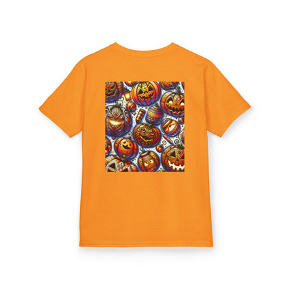 Kids Halloween Cotton Tee, Cute Spooky Shirt for Children, Fall Festive Wear, Trick or Treat Top, Halloween Costume T-Shirt