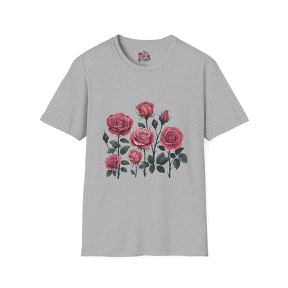Floral & Sparkle Unisex Softstyle T-Shirt - Perfect for Gifts, Birthdays, Mother's Day, Casual Wear, and Celebrations