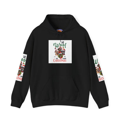 Christmas Dog Lovers Hoodie, Holiday Sweatshirt, Cute Pet Gift, Cozy Winter Apparel, Funny Xmas Sweatshirt, Warm Dog Mom Gift
