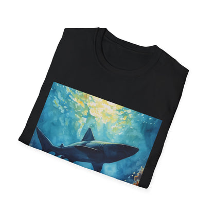 Shark Underwater Art T-Shirt