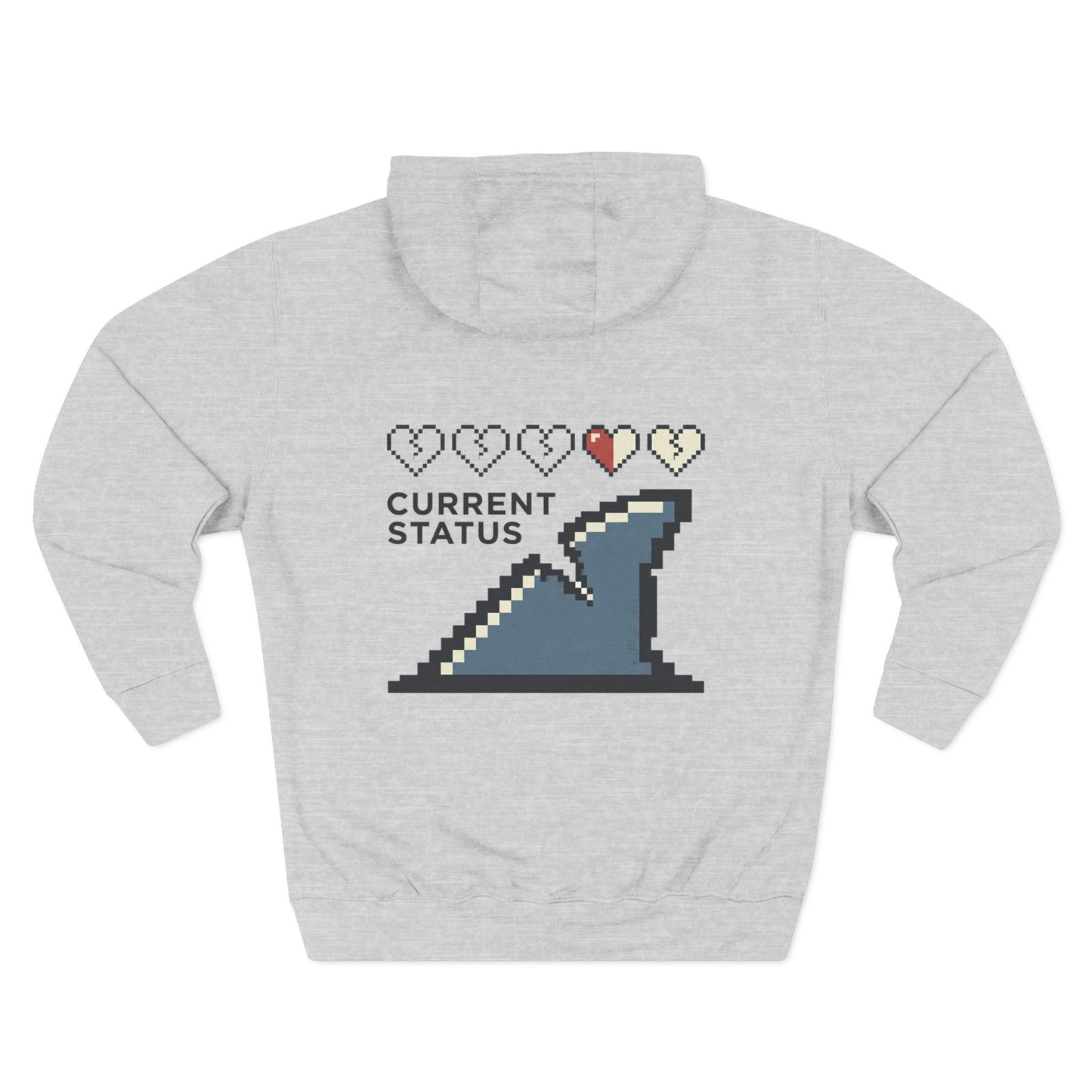 Hoodie — Pixel Wave "Current Status" Gamer Hoodie