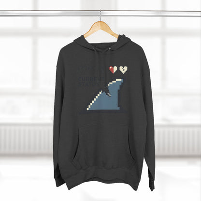 Hoodie — Pixel Wave "Current Status" Gamer Hoodie