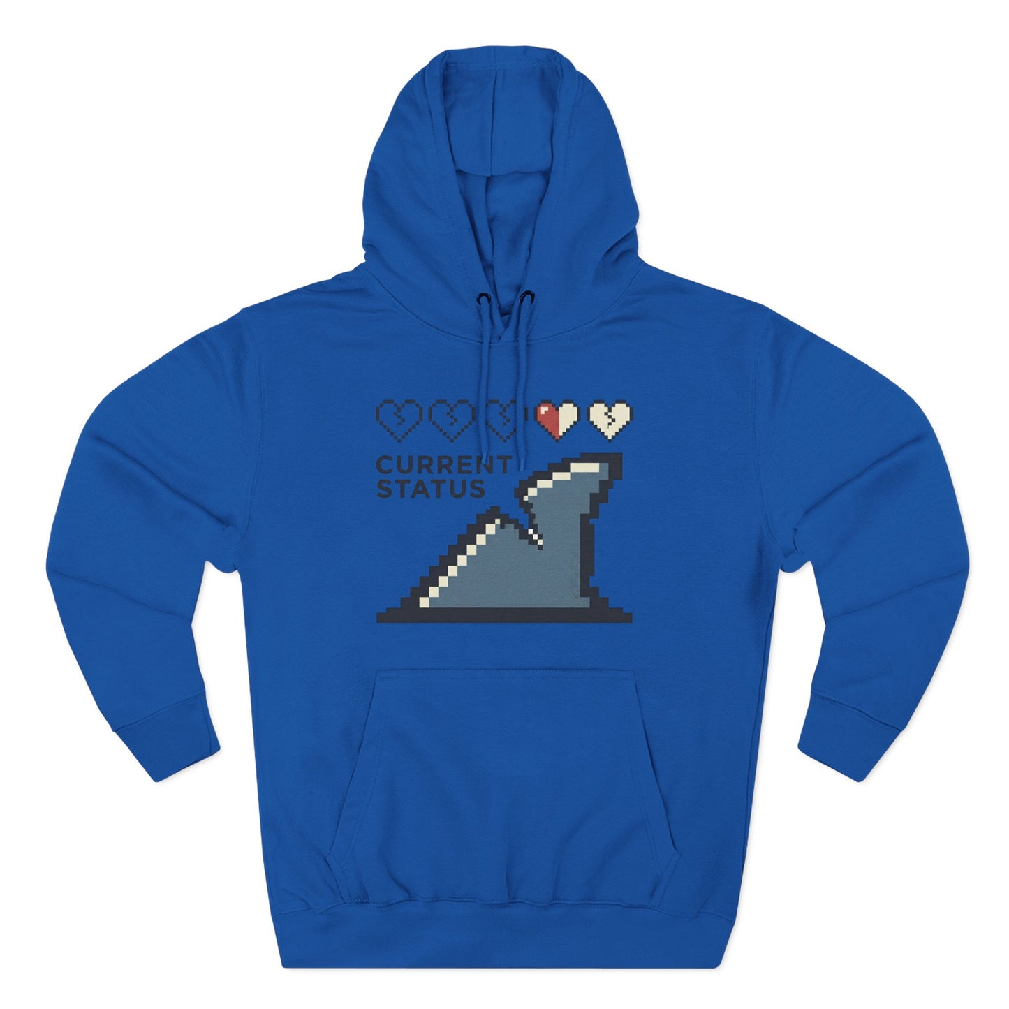 Hoodie — Pixel Wave "Current Status" Gamer Hoodie
