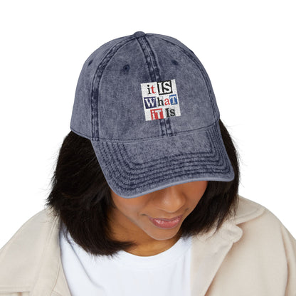 Vintage Embroidered Cap - Casual Style Hat