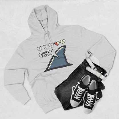 Hoodie — Pixel Wave "Current Status" Gamer Hoodie