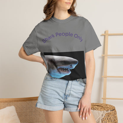 Shark People Only T-Shirt — Graphic Ocean Shark Tee