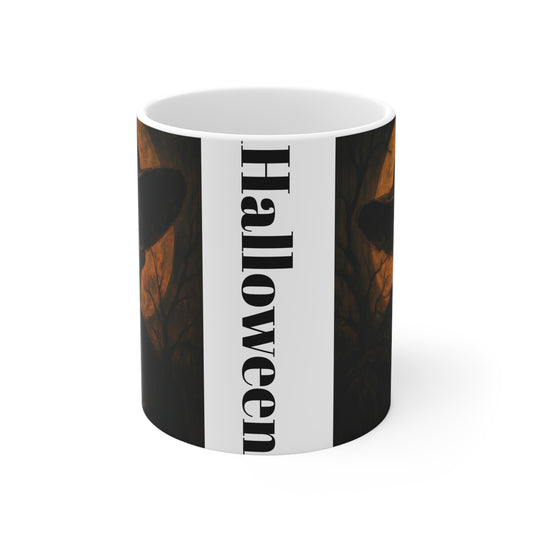 Halloween Skeleton Mug | Spooky Coffee Cup | 11oz Halloween Drinkware | Gothic Home Decor | Perfect for Trick or Treat