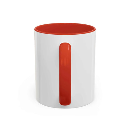 Life is Ruff Coffee Mug with red interior and handle, perfect for dog lovers.