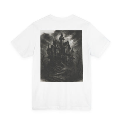 Haunted Mansion Graphic Tee — Gothic Haunted House T‑Shirt
