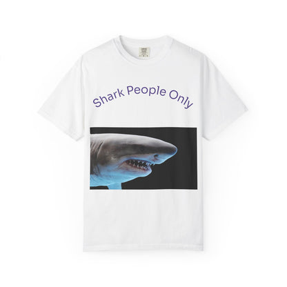 Shark People Only T-Shirt — Graphic Ocean Shark Tee