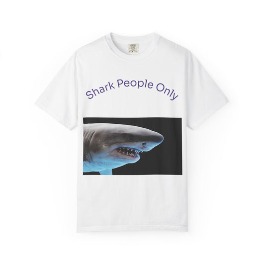 Shark People Only T-Shirt — Graphic Ocean Shark Tee