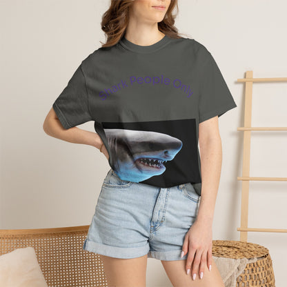 Shark People Only T-Shirt — Graphic Ocean Shark Tee