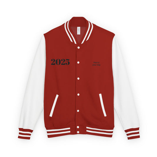2025 Class Of Unisex Heavyweight Letterman Jacket, Graduation Gift, School Spirit Wear, Personalized Varsity Jacket, Cozy Trendy Outerwear - Toddcraft
