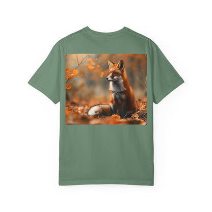 Autumn Fox T-Shirt, Animal Lover Gift, Nature Shirt, Fall Fashion, Wildlife Tee, Outdoor Adventure Apparel