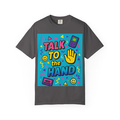Retro Graphic T-Shirt, Fun 90s Nostalgia Tee, Unisex Casual Wear, Gift for Friends, Vibrant Streetwear, Summer Party Outfit