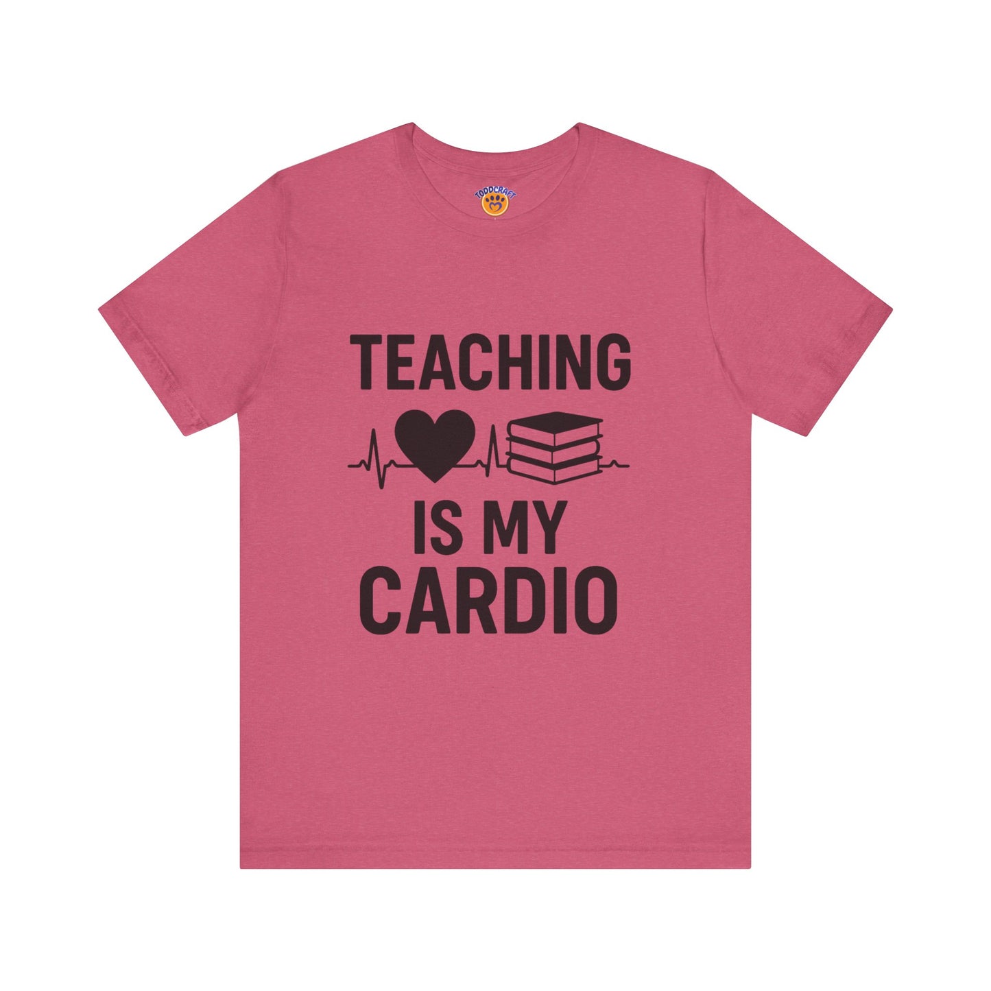 Teaching Heartbeat T-Shirt | Perfect Gift for Teachers | Fun Classroom Wear | Teacher Appreciation Day | Back to School - Toddcraft
