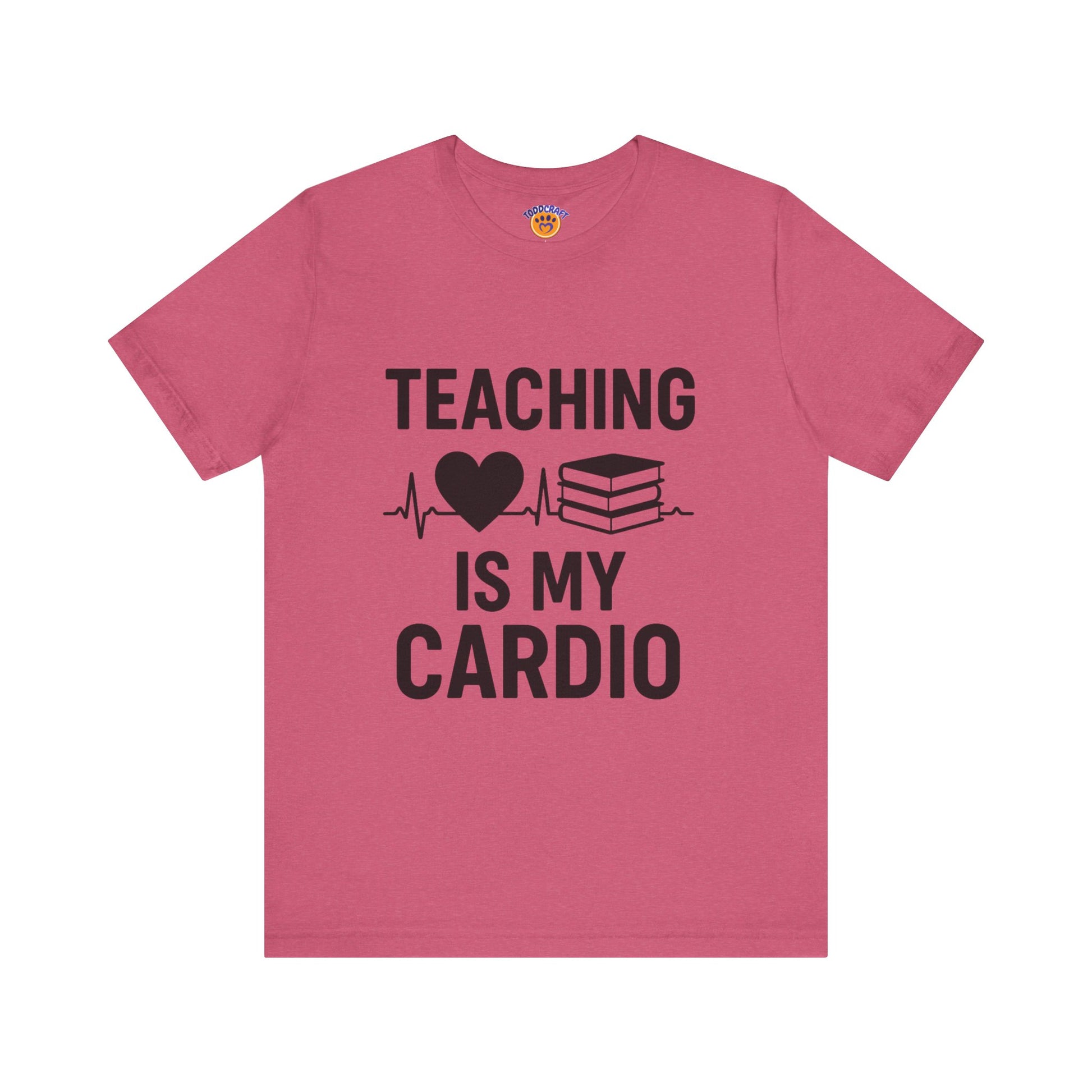 Teaching Heartbeat T-Shirt | Perfect Gift for Teachers | Fun Classroom Wear | Teacher Appreciation Day | Back to School - Toddcraft