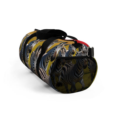 Zebra Print Duffel Bag | Travel Tote for Gym, Weekend Getaways, or Sports Events