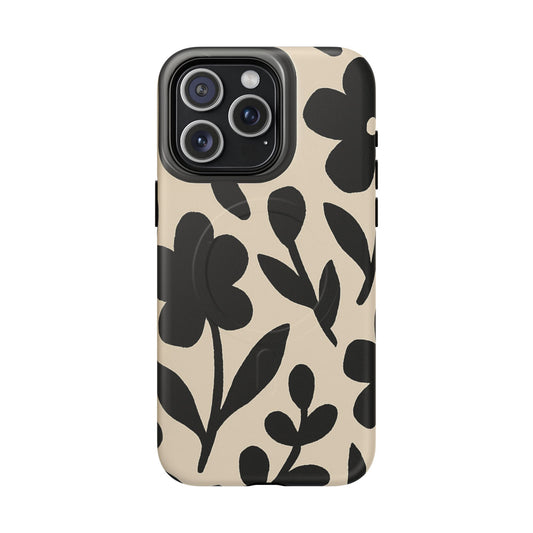 Floral Magnetic Phone Case - MagSafe Compatible Tough Case