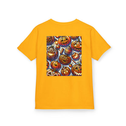 Kids Halloween Cotton Tee, Cute Spooky Shirt for Children, Fall Festive Wear, Trick or Treat Top, Halloween Costume T-Shirt