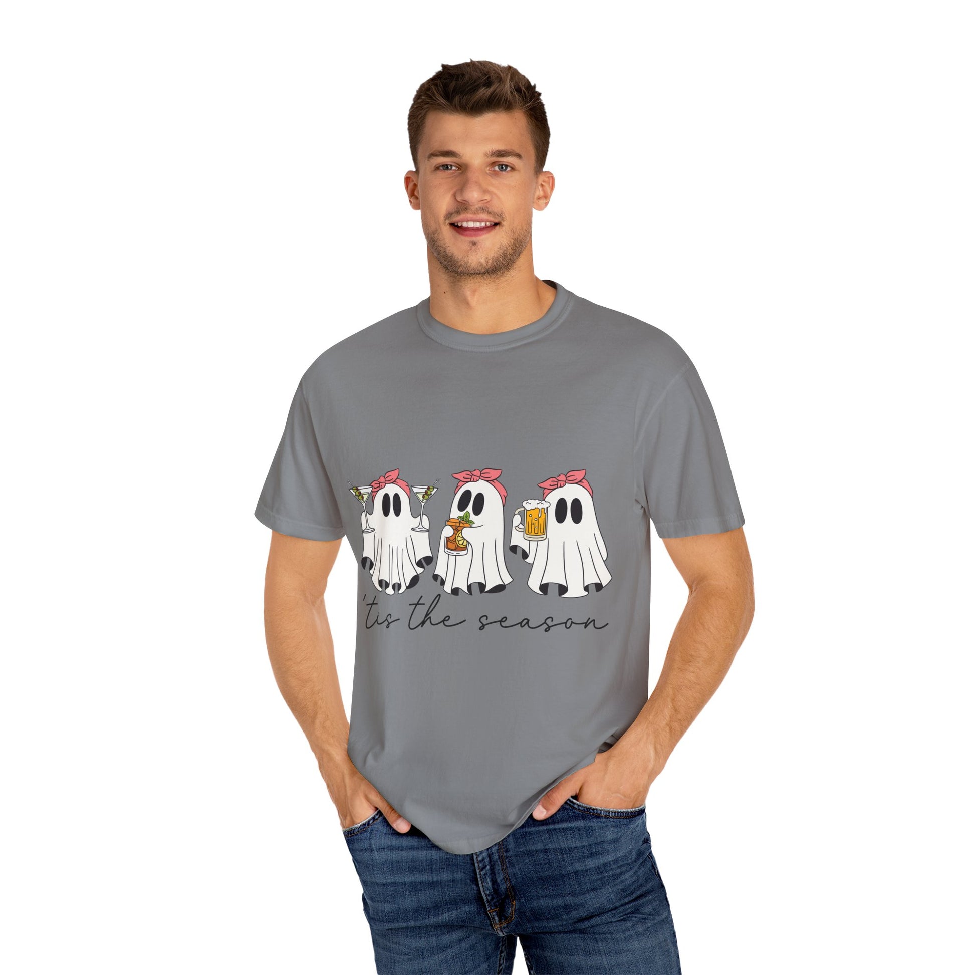 Ghosts Holiday Unisex T-Shirt, Fun Halloween Tee, Cute Ghost Shirt, Seasonal T-Shirt, Halloween Party Outfit - Toddcraft