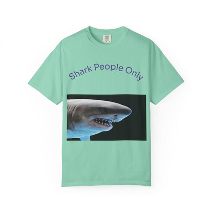 Shark People Only T-Shirt — Graphic Ocean Shark Tee