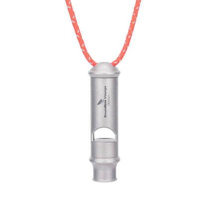 If No One Can Hear You… You Don't Get Found | Titanium Emergency Whistle