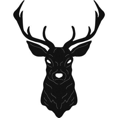 Deer Mount - Metal Wall Art