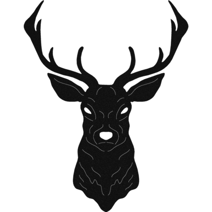 Deer Mount - Metal Wall Art