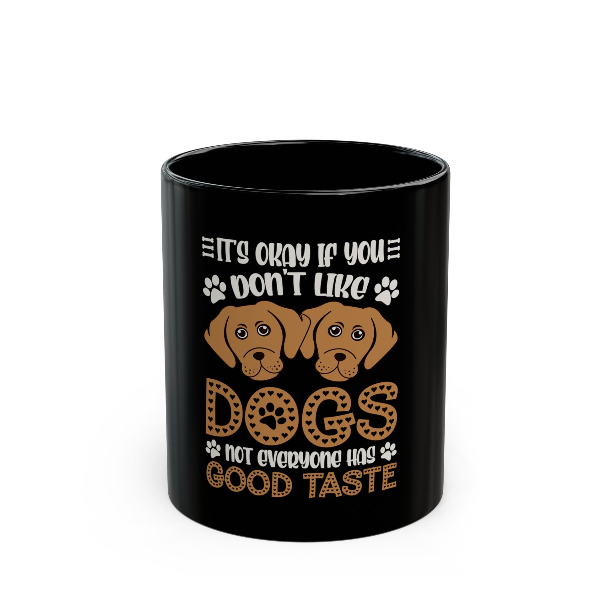 Don't Like Dogs Black Mug Toddcraft