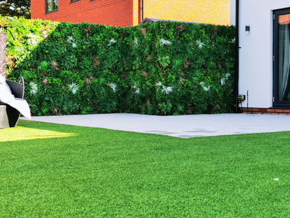 Artificial Green Wall Panel - 100x100cm Deluxe Hedge