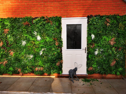 Artificial Green Wall Panel - 100x100cm Deluxe Hedge