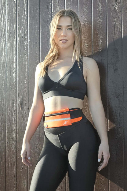 Velocity Water-Resistant Sports Running Belt and Fanny Pack for Outdoo