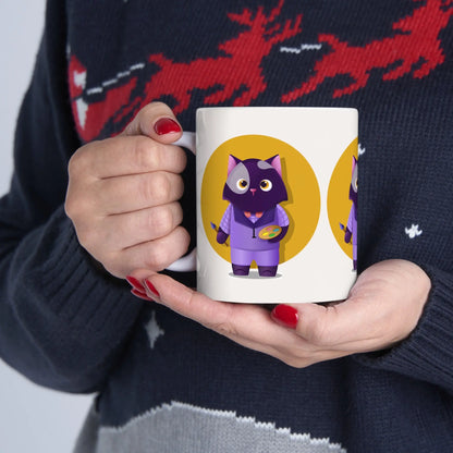 Painter Cat Mug Toddcraft