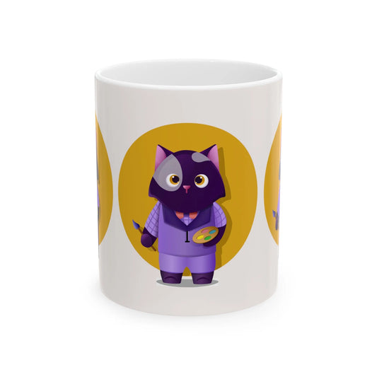 Painter Cat Mug Toddcraft