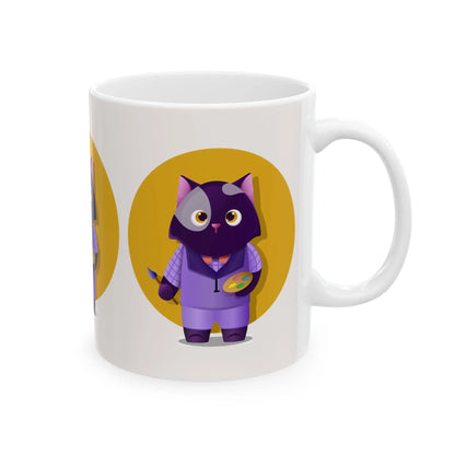 Painter Cat Mug Toddcraft