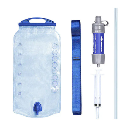 Survival Water Filter Straw | Portable Purification for Camping & Ocean Emergencies