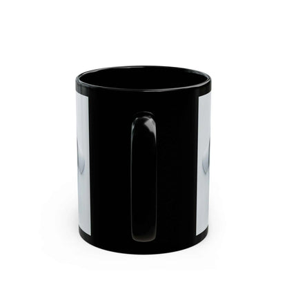 Sarcastic Dog Face 3D Mug with black ceramic design and playful dog print.
