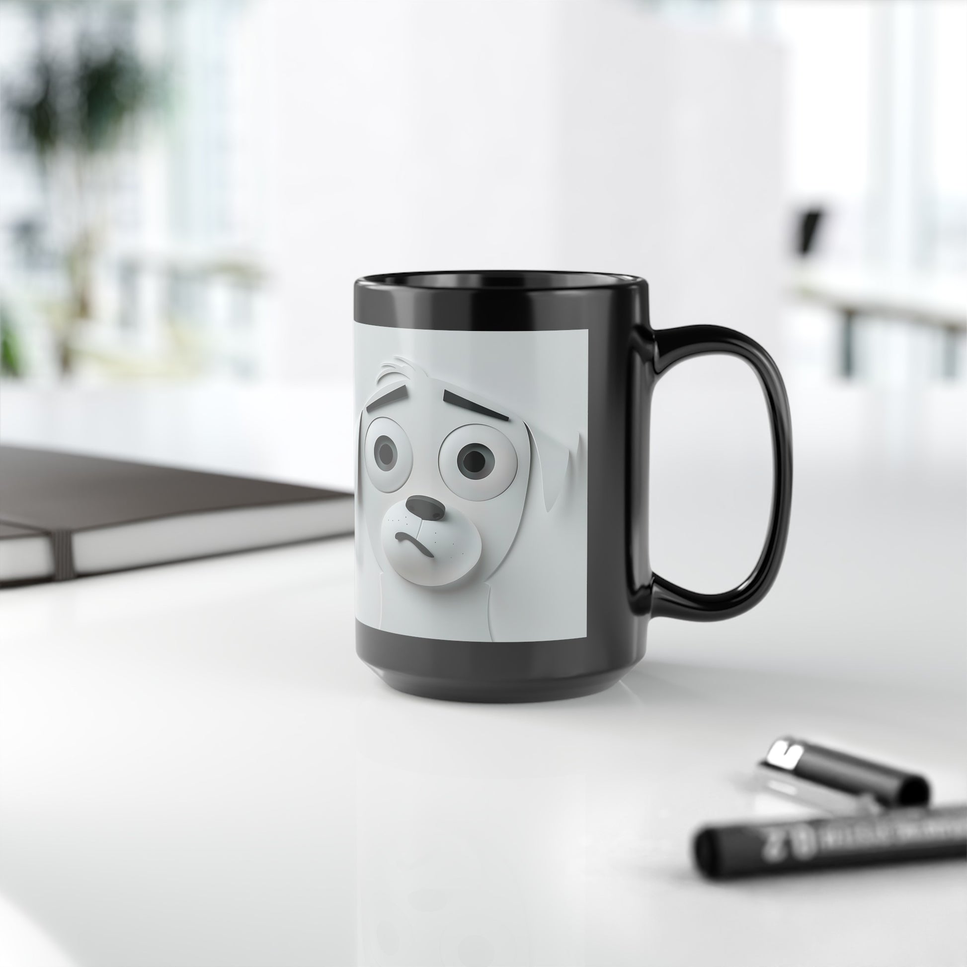 Sarcastic Dog Face 3D Mug Toddcraft