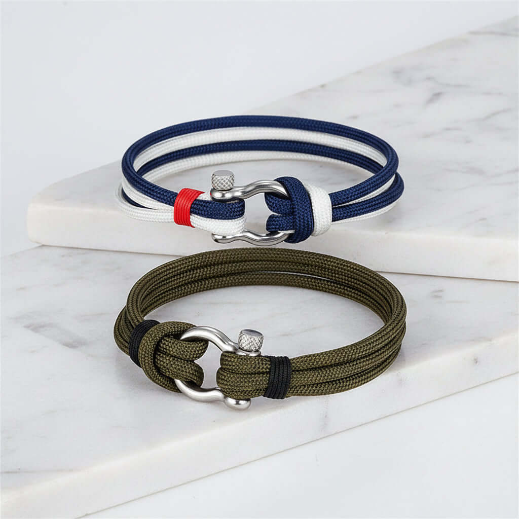 Unisex Cord Umbrella Bracelet Adjustable Paracord Survival Bracelet-1